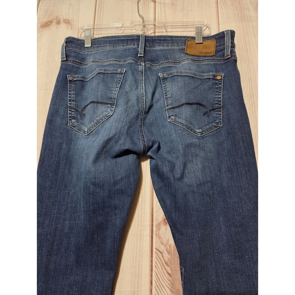 Mavi Jeans Zach Straight Leg Mens Denim Blue Wash 34x29 Medium Wash Classic